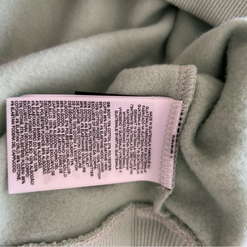 NEW The North Face Evolution pullover fleece hoodie in Misty Sage Size S - Picture 11 of 13
